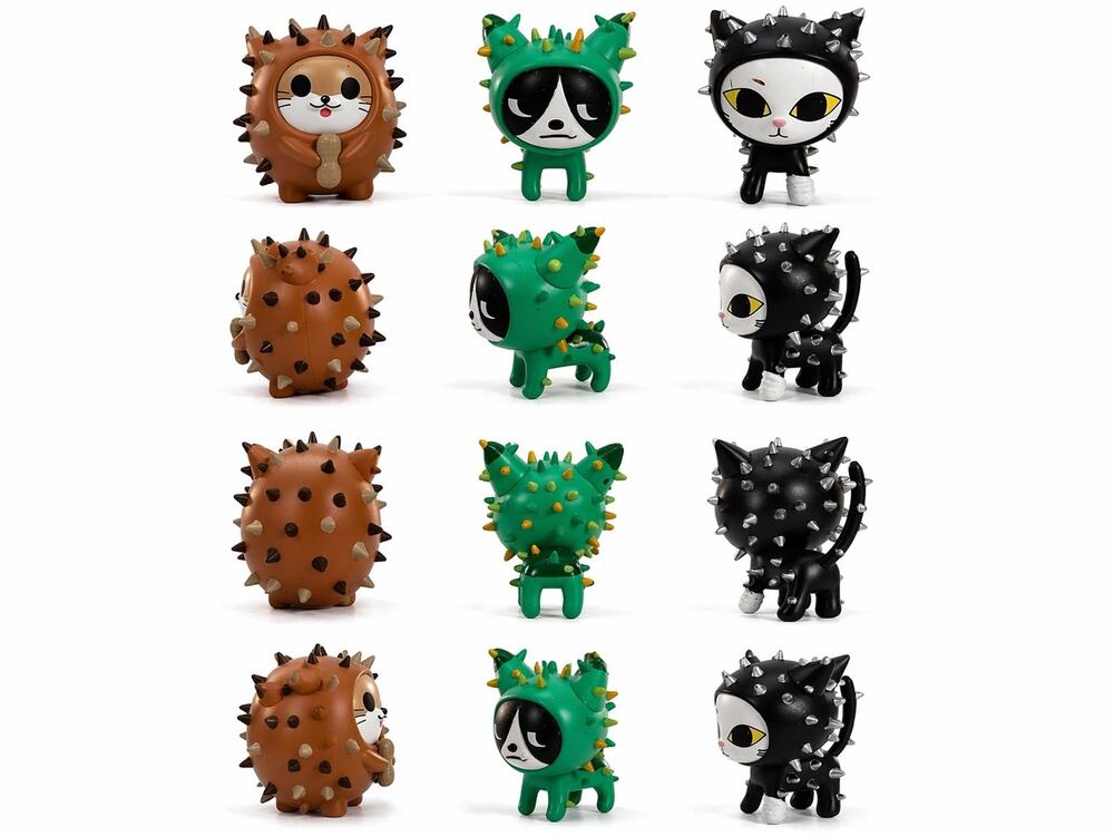 tokidoki Cactus Pets Lot Of 3 Figures Kawaii Vinyl Collectibles Rare